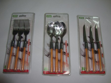 Cubiertos set 3 piezas
