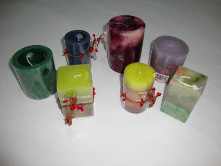 Velas decorativas
